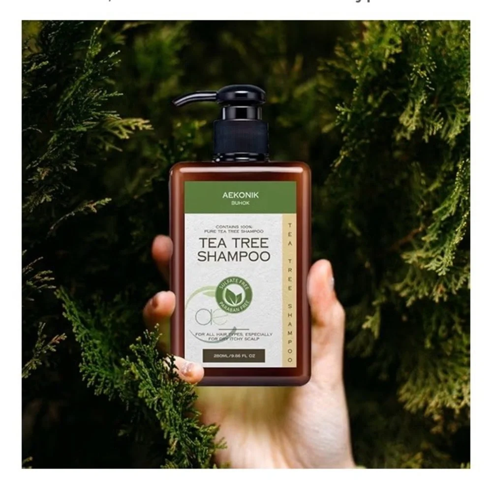 Tea Tree Shampoo with Tea Tree Oil - 280 ML/9.86 FL Oz. New SEALED PACKAGE